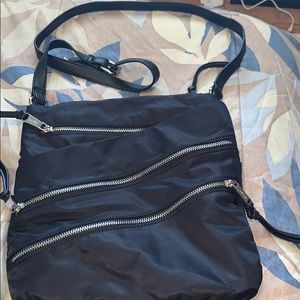 zipper pocket Black bag
